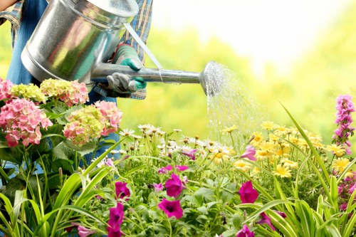 Illustration of responsible business practices in gardening services
